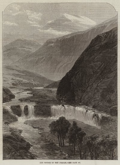 The Source of the Jordan by Edmund Morison Wimperis